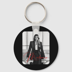 Melania Trump 2025 First Lady Inauguration Photo  Key Ring