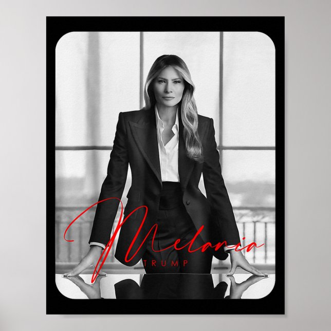 Melania Trump 2025 First Lady Inauguration Photo  Poster (Front)