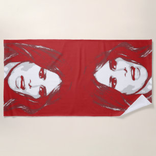 MELANIA TRUMP BEACH TOWEL