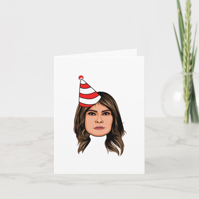 MELANIA TRUMP BIRTHDAY CARD (Front)