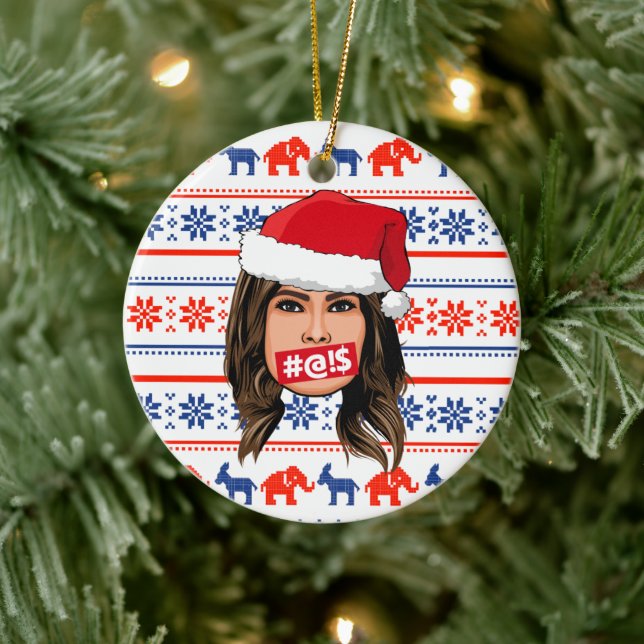MELANIA TRUMP Christmas Ceramic Tree Decoration (Tree)