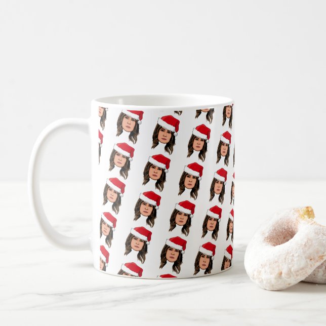 MELANIA TRUMP Christmas Coffee Mug (With Donut)