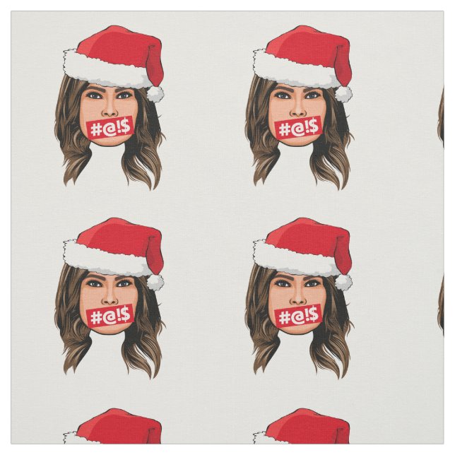 MELANIA TRUMP Christmas Fabric (Swatch)