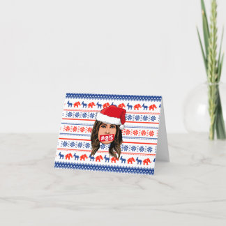 MELANIA TRUMP Christmas Thank You Card