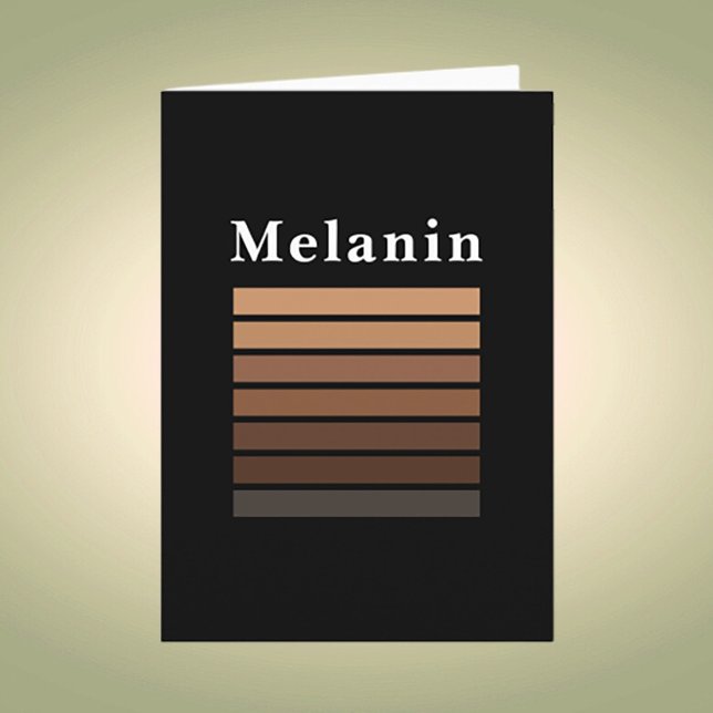 Melanin African American Black History Month Card (Creator Uploaded)