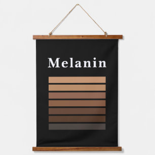 Melanin African American Black History Month Hanging Tapestry