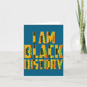 Melanin African Roots Black History Month Culture Card