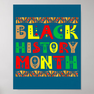 Melanin African Roots Black History Month Culture Poster
