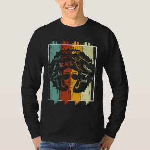 Melanin Afro African American Black Melanated Hist T-Shirt