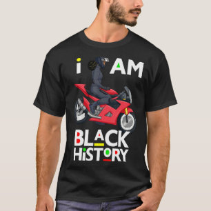 Melanin Bike Rider Black Queen Women Motorcycle Bi T-Shirt