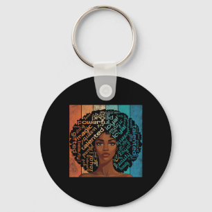 Melanin Black Girl Magic Afro Gifts Melanin Histor Key Ring