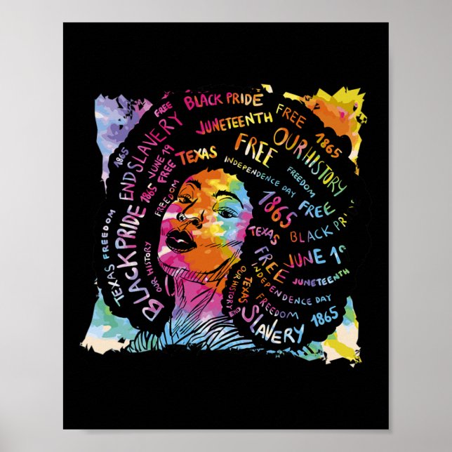 Melanin Black History Month Black Lives Problem  Poster (Front)