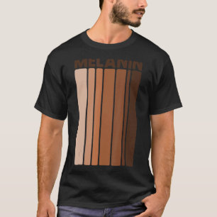 Melanin Black Pride Afro Queen King Gifts African  T-Shirt