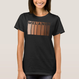 Melanin Black Pride Afro Queen King Gifts African T-Shirt