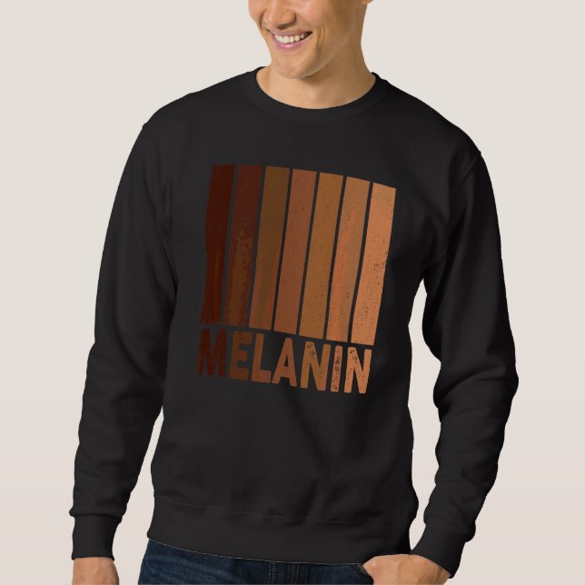 Melanin Black Pride Blm Black History Month Queen Sweatshirt (Front)