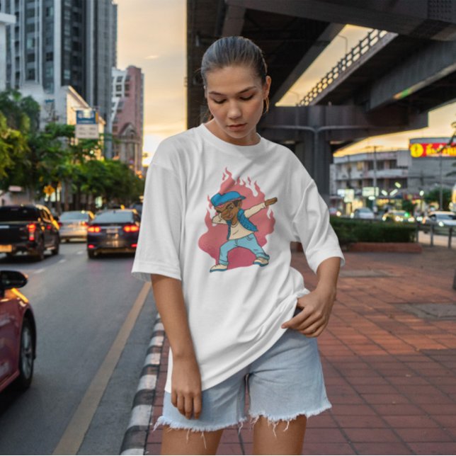 Melanin Boy Dabbing   T-Shirt (Creator Uploaded)