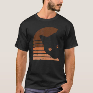 Melanin Cat Black History Month Retro BLM African T-Shirt
