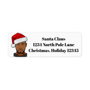 Melanin Christmas Black Santa Claus Xmas Bruh Sis