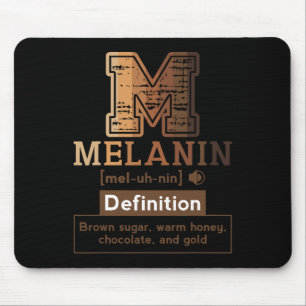 Melanin Definition Brown Melanin Sugar Black Queen Mouse Pad
