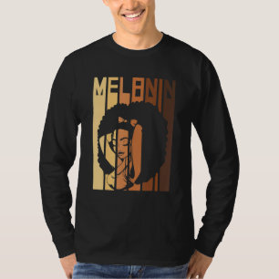 Melanin Every Shade Slays Black History Month Afri T-Shirt