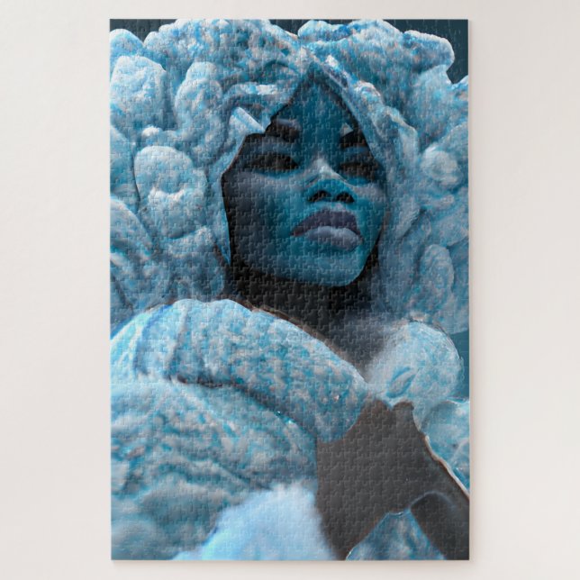 Melanin Freezing Cold Frozen Black Princess  Jigsaw Puzzle (Vertical)