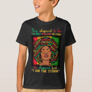 Melanin Girl Black Women Black History Month  T-Shirt