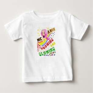 Melanin Growing And Glowing Baby T-Shirt