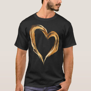 Melanin Heart Black History Month Cute BLM African T-Shirt