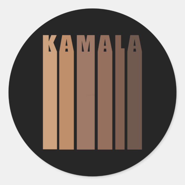 Melanin Kamala Harris 2024 Election Sticker  (Front)
