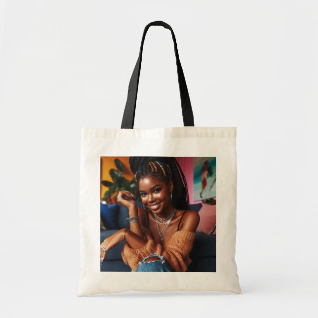 Melanin Magic Tote Bag (Front)