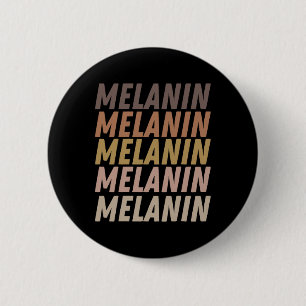 Melanin Poppin Women Black Queen King Brown Skin G 6 Cm Round Badge