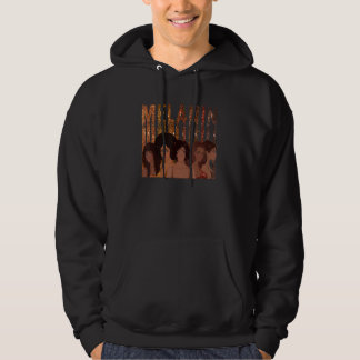 Melanin Princess African American Girls Black Hist Hoodie