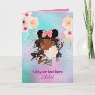 Melanin Princess Birthday Cards for all Ages