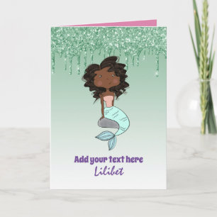 Melanin Princess Birthday Cards for all Ages