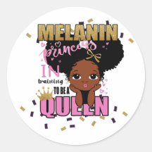 Melanin Princess Training To Be Queen Lilibet Gift