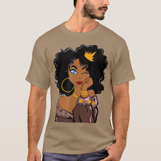 Melanin Queen - Black History African American Jun T-Shirt
