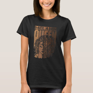 Melanin Queen Tee African American Strong Black Na