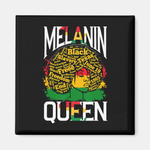 Melanin Queen Woman  Magnet
