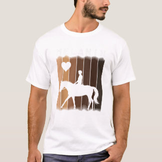 Melanin Shades Black Pride Men Women Equestrian Ho T-Shirt