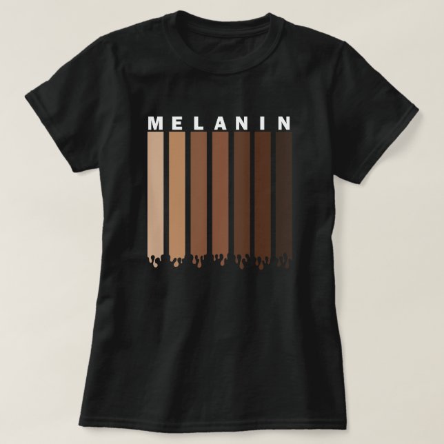 Melanin Shirt, Beauty Has No Skin Tone T-Shirt (Design Front)
