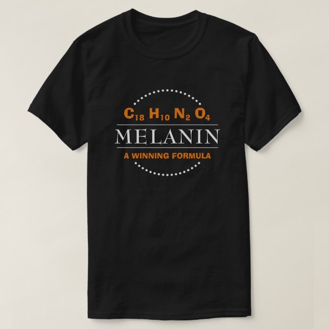 MELANIN Winning Formula T-Shirt (Design Front)