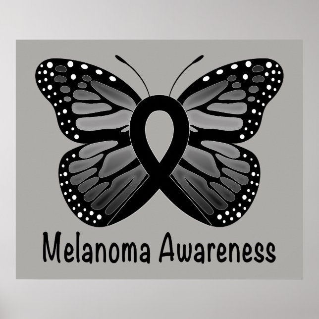 Melanoma Awareness: Butterfly Poster (Front)