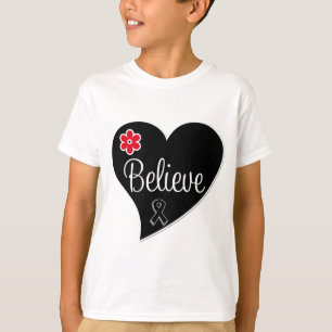 Melanoma Believe Heart T-Shirt