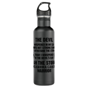 Melanoma Cancer Warrior I Am The Storm - In This F 710 Ml Water Bottle