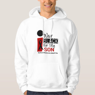 Melanoma I Wear Black For My Son 9 Hoodie