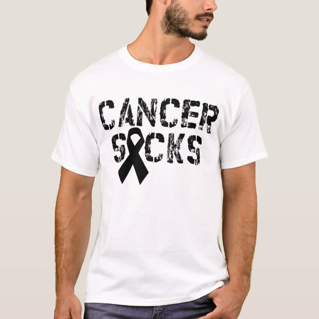 Melanoma Sucks T-Shirt (Front)