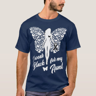 Melanoma Warrior Awareness Aunt T-Shirt