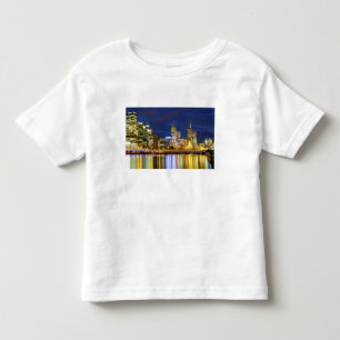 Melbourne, Australia. A nighttime view of the 2 Toddler T-Shirt