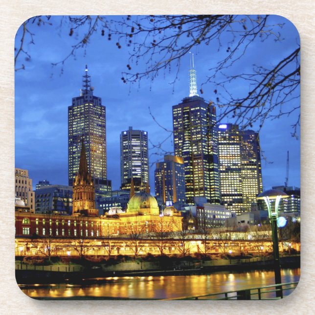 Melbourne, Australia. A nighttime view of the Coaster (Front)