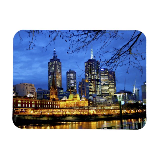 Melbourne, Australia. A nighttime view of the Magnet (Horizontal)